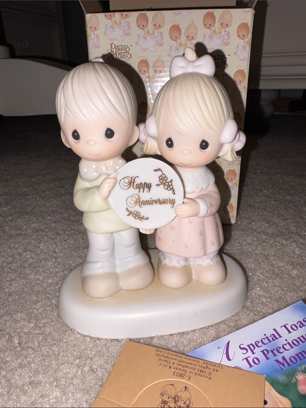 Precious Moments “God Blessed Our Years Together With So Much Love & Happiness”